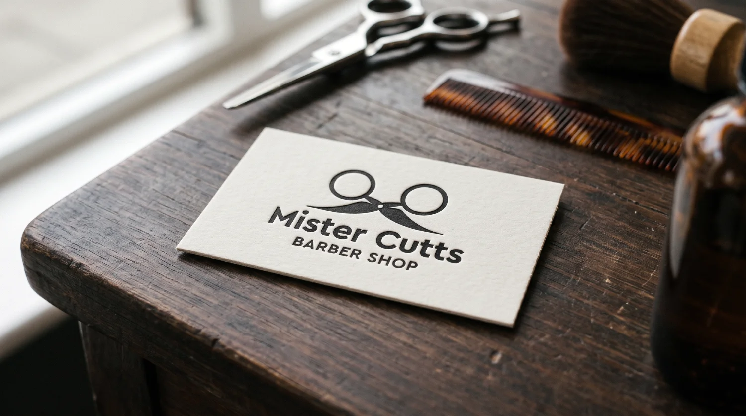 Business Cards for Mister Cutts Barber Shop